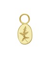 Holly Birth Flower Silver Charms CH-346